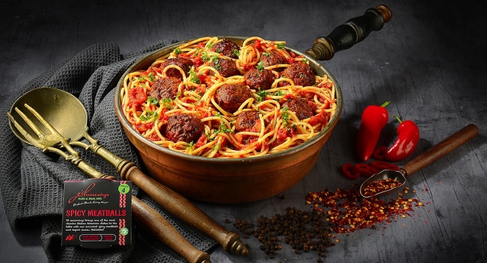 Delicious Spicy Meatballs made with JD Seasonings