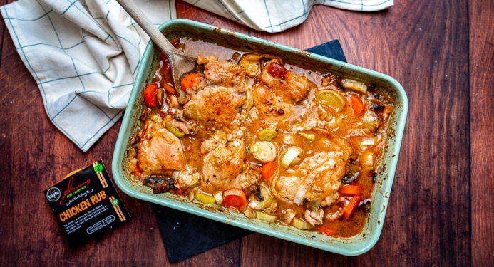 Chicken & Bacon Casserole Recipe made with JD Seasonings